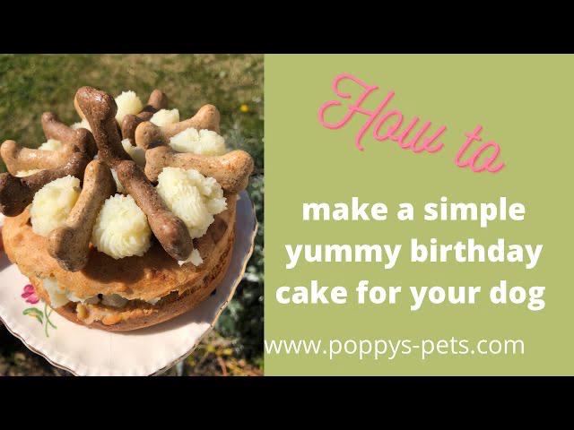 'Video thumbnail for Bake your dog a  birthday cake for with safe Ingredients'