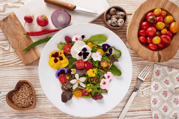 edible flowers how to harvest and storage