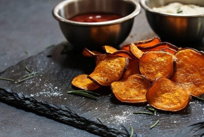 Baked Sweet Potato Chips