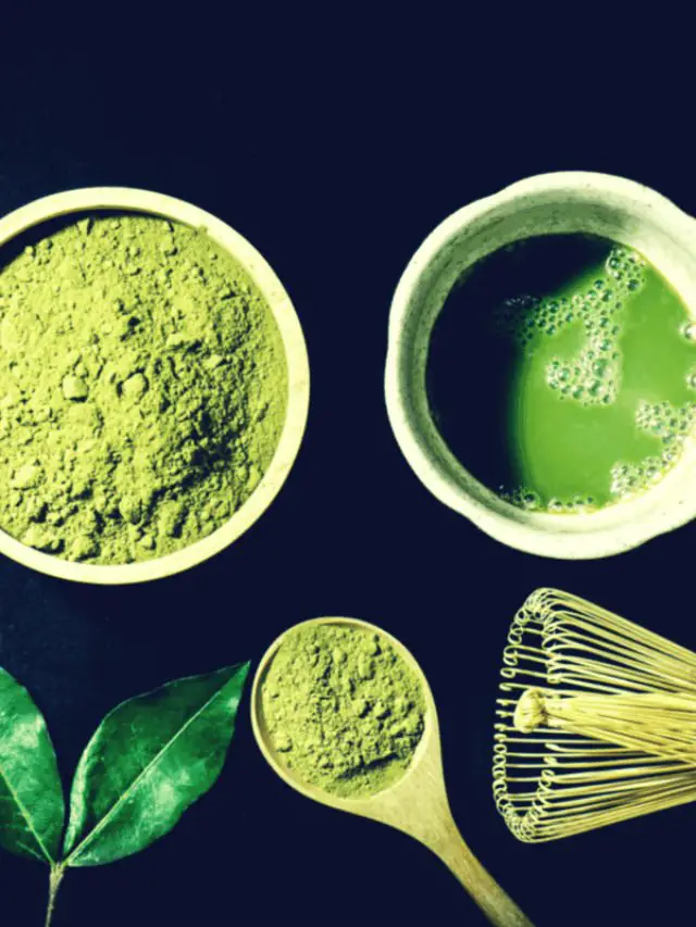 Does matcha green tea powder contain a lot of caffeine?